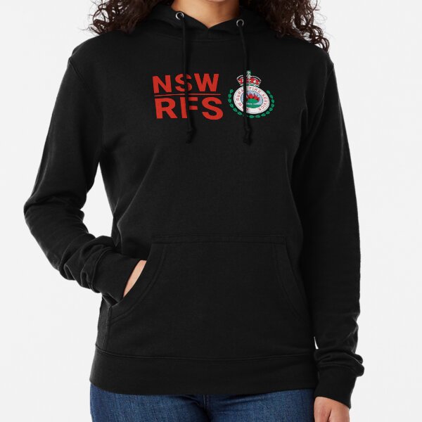 NSW RFS -- NEW SOUTH WALES RURAL FIRE SERVICE Lightweight Hoodie