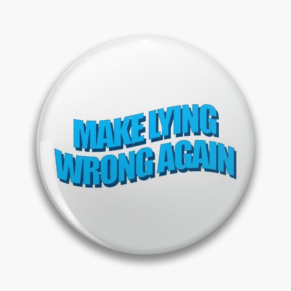 Item preview, 864511320 Bumper Sticker 8645110320 Flag US Code Make lying wrong again designed and sold by FanaticTee.