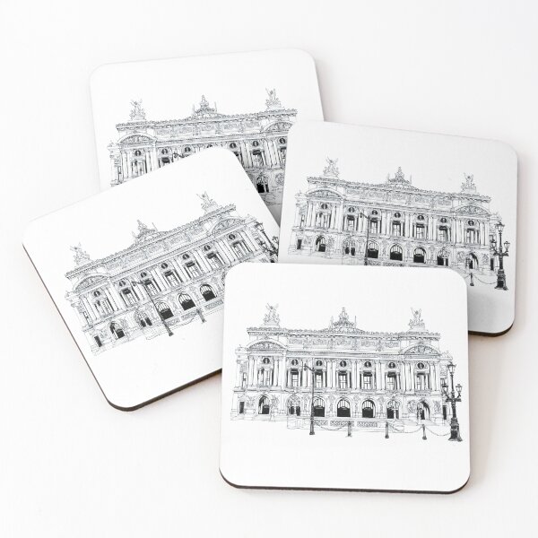 Item preview, Palais Garnier - Ink Drawing designed and sold by EmmaQuills.