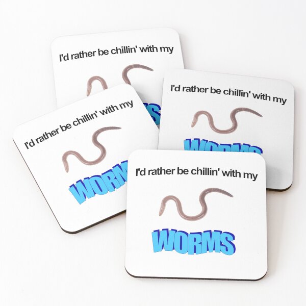 Item preview, I'd rather be chillin' with my worms designed and sold by WasPoppinJimbo.
