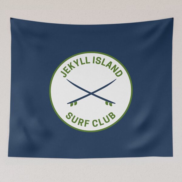Aperçu de l'œuvre Vintage Jekyll Island Georgia Surf Club créée et vendue par fearcity.