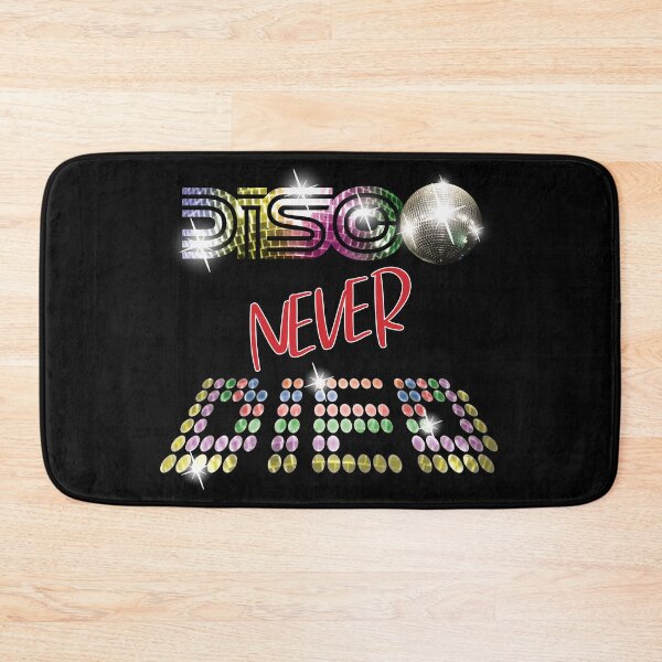 Item preview, Disco Never Died - Retro Mirror Ball and Dance Floor Theme Text Design designed and sold by Karen McFarland.