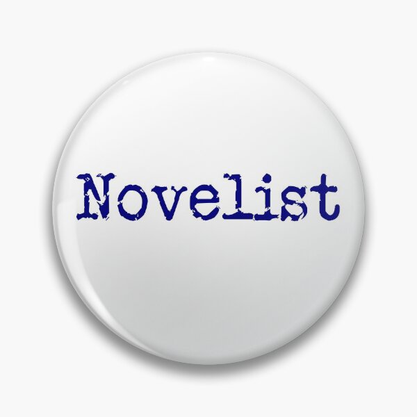 Item preview, Novelist in Navy designed and sold by TeaRoseWriter.