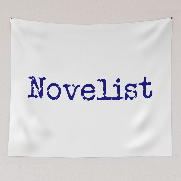 Item preview, Novelist in Navy designed and sold by TeaRoseWriter.