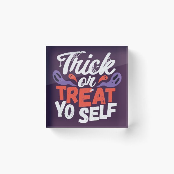 Item preview, Trick or Treat Yo Self | Fun Halloween Ghosts designed and sold by SLAG-Creative.