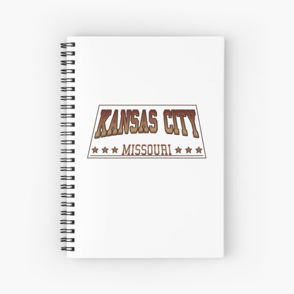 Kansas city Missouri sports football baseball fan Spiral Notebook