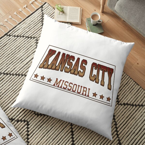 Kansas city Missouri sports football baseball fan Floor Pillow