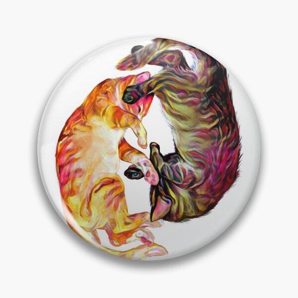 Item preview, Gatitos Technicolor Abrazados designed and sold by Iris Galloway.