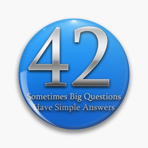 Item preview, 42 - Big Questions (Blue) designed and sold by Joshua Rayfield.