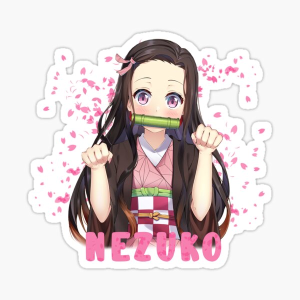 Nezuko Chan Stickers Redbubble