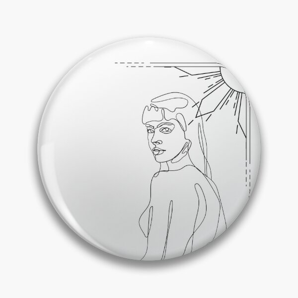 Item preview, monoline  woman with sun  designed and sold by SpicyCherrys.