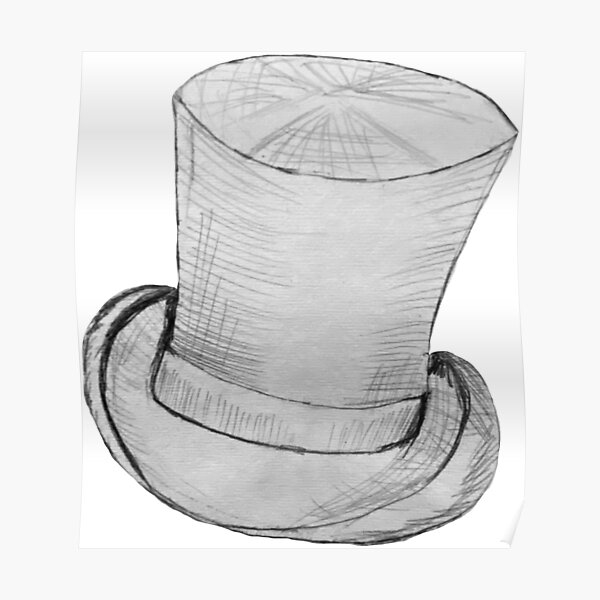 Old Top Hat Posters Redbubble