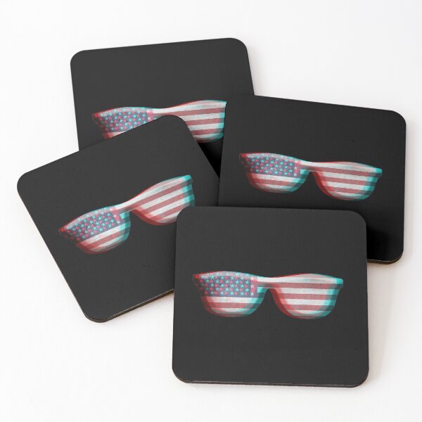 Item preview, American Flag Sunglasses 3D Glasses designed and sold by Aethel84.