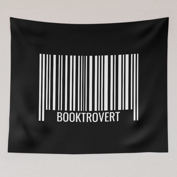 Item preview, Booktrovert Bookaholic Barcode Pattern School Librarian designed and sold by LightBeacon.