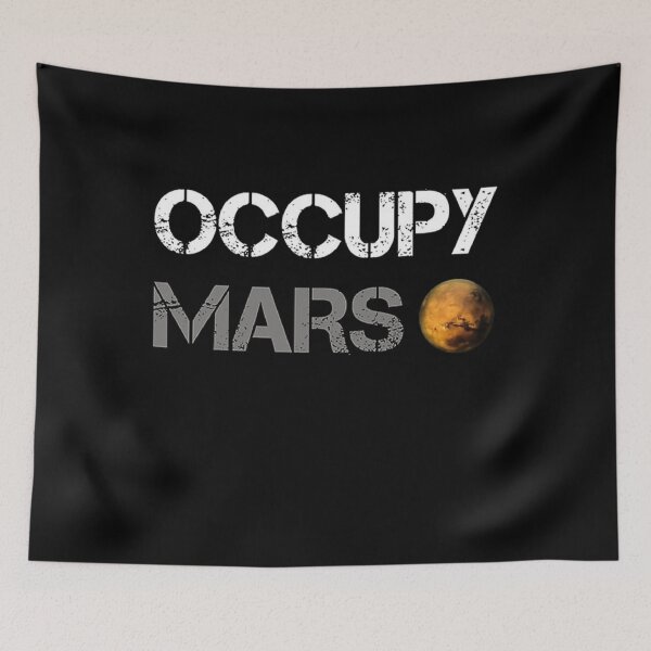 Item preview, elon musk occupy mars designed and sold by Lorenzo Caputi ⭐⭐⭐⭐⭐.