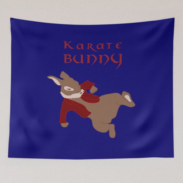 Item preview, Karate Bunny / jumping rabbit designed and sold by CreaVisArt.