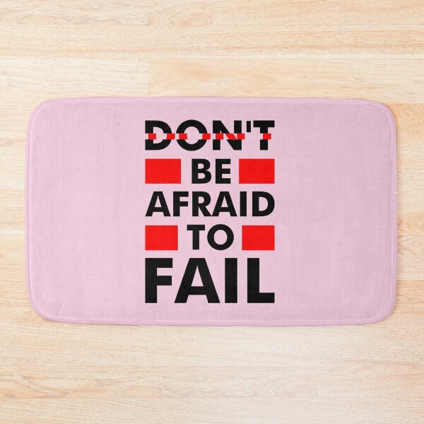Item preview, Don't be afraid to fail Typography designed and sold by paradiskt.