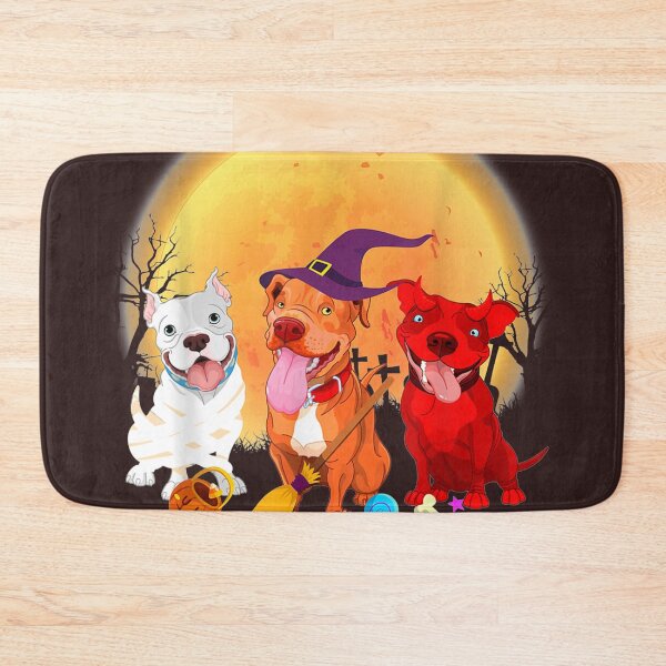 Item preview, Three pitbulls funny halloween purebred designed and sold by linhkaphung.