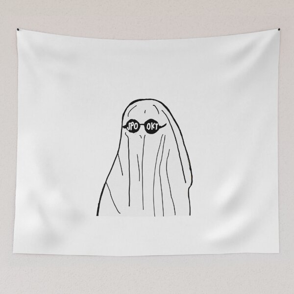 Item preview, Spooky Ghost wearing Sunglasses designed and sold by KatharineArt.