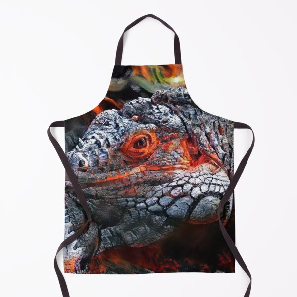 Item preview, Fire iguana designed and sold by StudioCorvid.