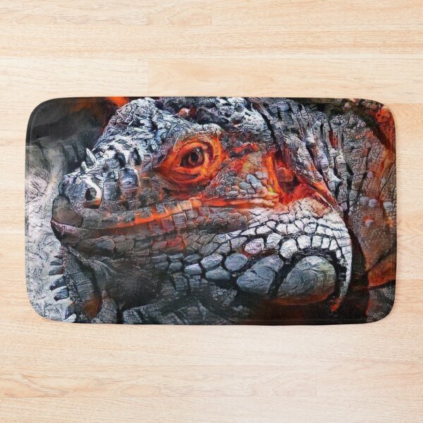 Item preview, Fire iguana designed and sold by StudioCorvid.