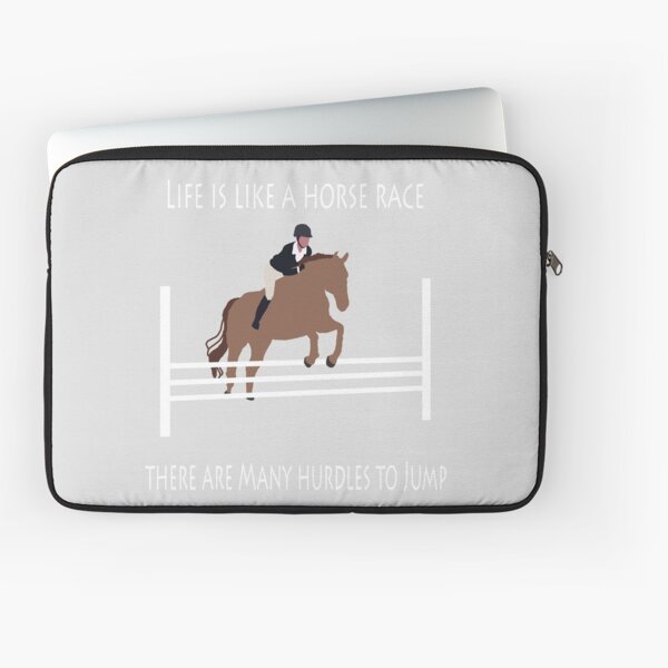 Aperçu de l'œuvre La vie est comme une course de chevaux, il y a beaucoup d'obstacles à sauter créée et vendue par HatoCreations.