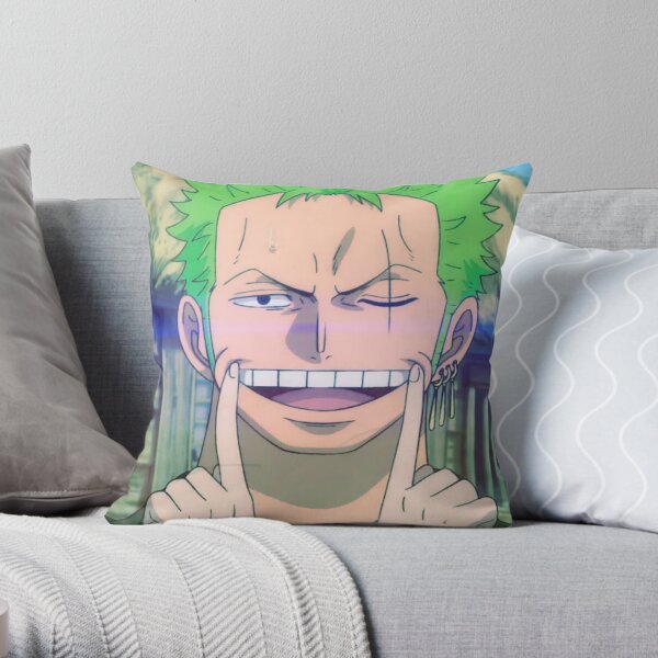 Zoro Smile Mask Wano - Cyan  Kids T-Shirt by RedaXis