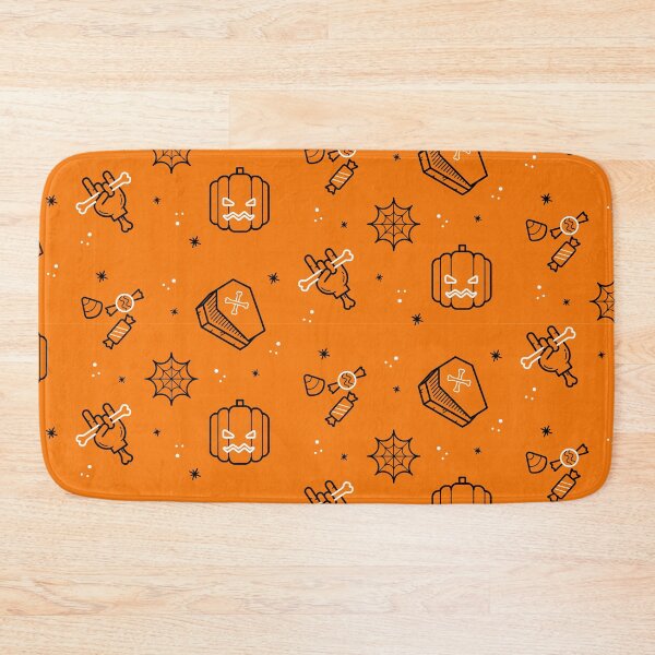 Item preview, Halloween Trick or Treat Pattern | Pumpkins Coffins Spiderwebs designed and sold by SLAG-Creative.