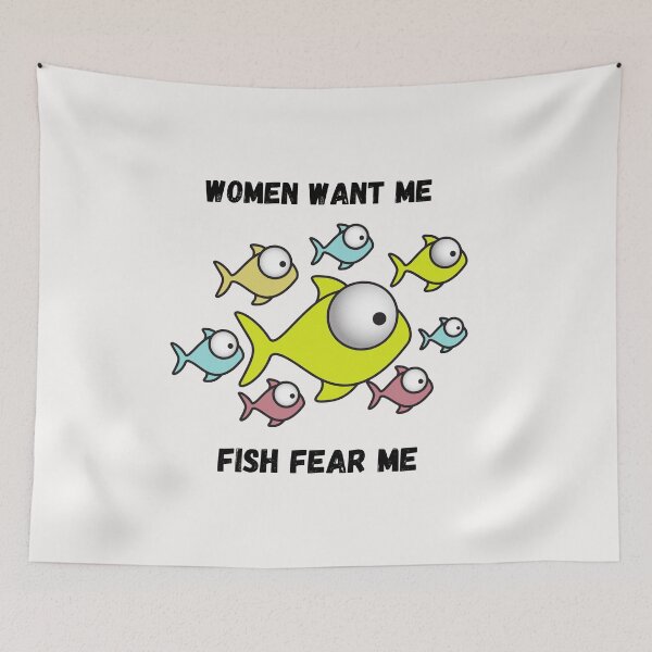 Item preview, Women Want Me, Fish Fear Me  designed and sold by PetitePeche.
