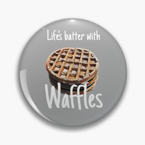 Item preview, Funny Life's Batter With Waffles Pun designed and sold by Marzuqi Che Rose.