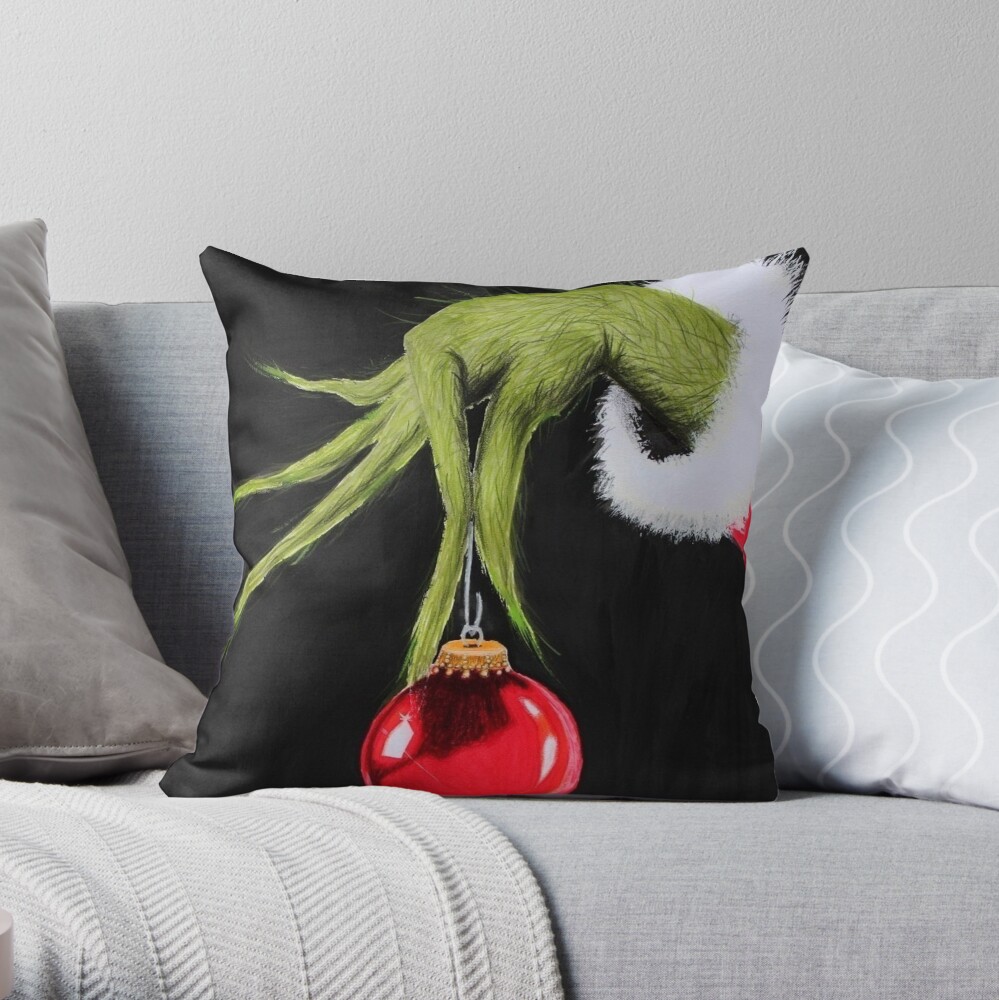 Who stole Christmas? Throw Pillow