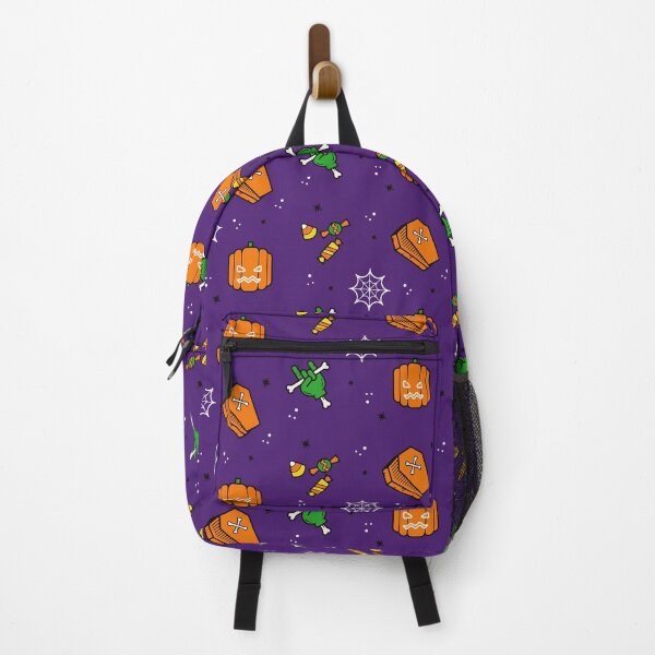 Item preview, Halloween Trick or Treat Pattern | Pumpkins Coffins Spiderwebs designed and sold by SLAG-Creative.