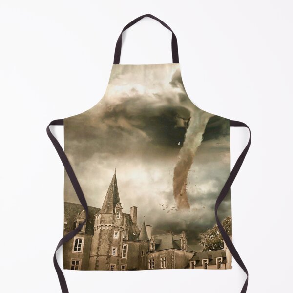 Item preview, France Travel Photography, Storm Cloud Over French Chateau of Cerisay, designed and sold by Lizzie May.