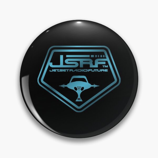 Aperçu de l'œuvre Logo Jet Set Radio Future (JSRF) Bleu métallisé créée et vendue par everything4eva.