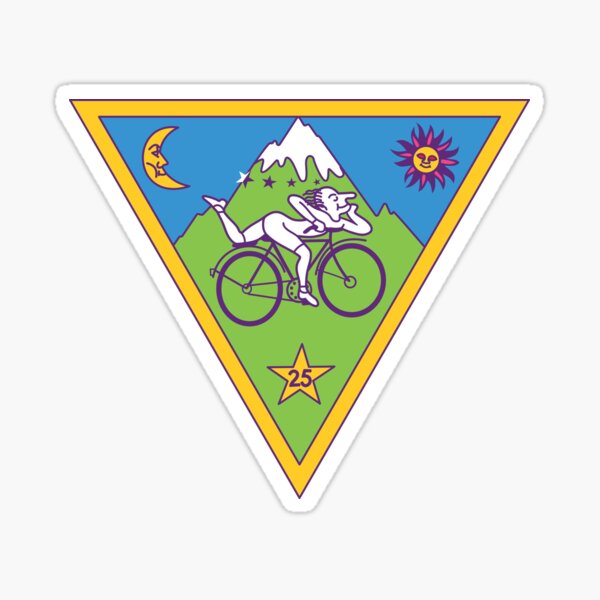Albert Hofmann LSD Triángulo Pegatina
