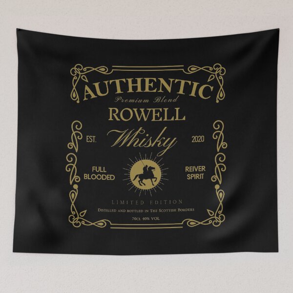 Item preview, ROWELL Whisky Label | Border Reivers designed and sold by yourscotborders.