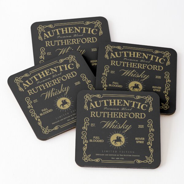 Item preview, RUTHERFORD Whisky Label | Border Reivers designed and sold by yourscotborders.