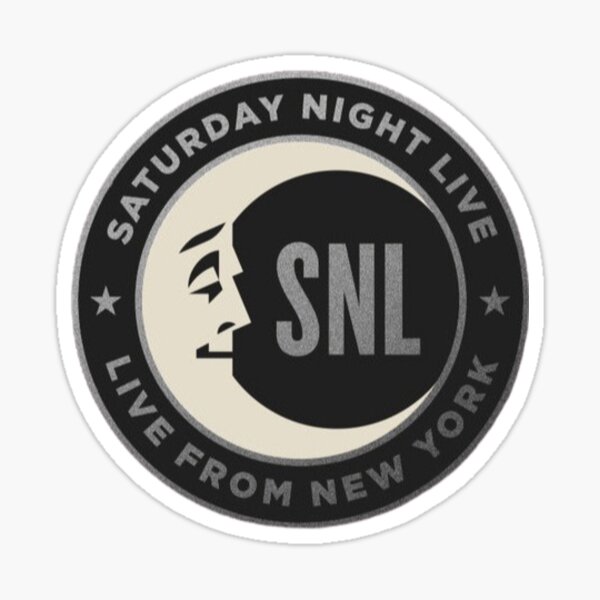 Saturday Night Live Moon Logo Sticker