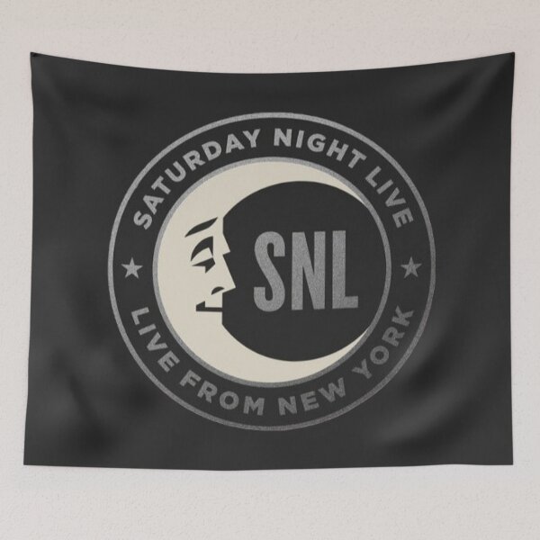 Item preview, Saturday Night Live Moon Logo designed and sold by spacequilts.