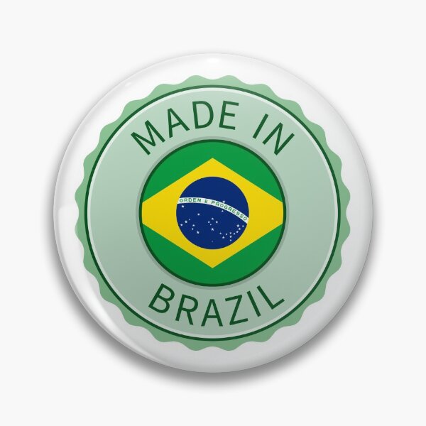 Item preview, Made In Brazil Logo designed and sold by ClickForMore.