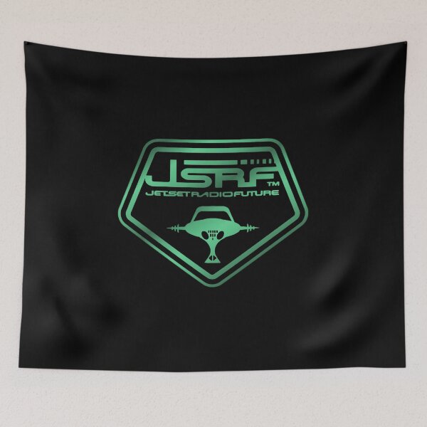 Item preview, Jet Set Radio Future (JSRF) Logo Metallic Turquoise designed and sold by everything4eva.