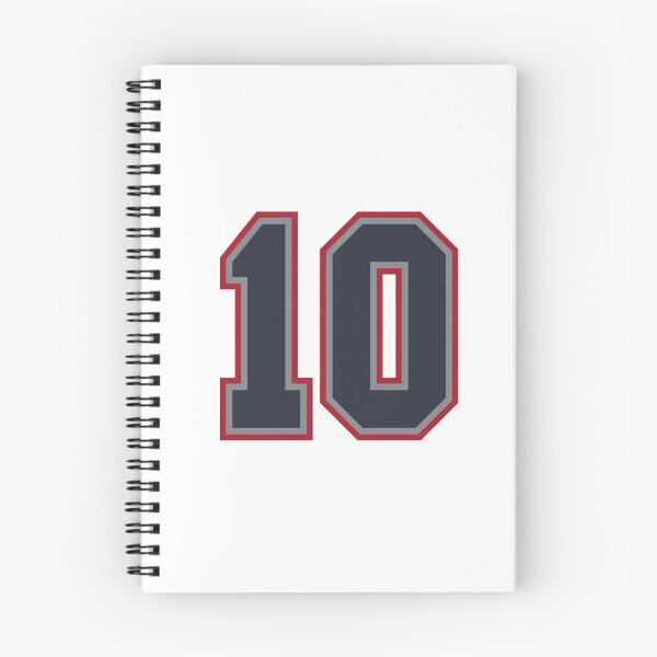 Item preview, 10 Navy Grey Red Sports Number Ten designed and sold by HelloFromAja.