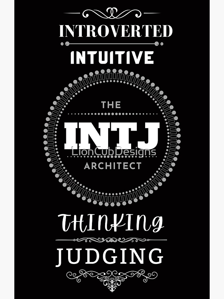 INTJ Definition Poster by THE MBTI Type
