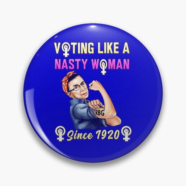 Item preview, Ruth Bader Ginsburg Voting Like A Nasty Woman Since 1920 Notorious RBG Merch designed and sold by TrustedNomads.