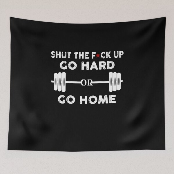 Item preview, Funny Gym Workout Go Hard Or Go Home designed and sold by jessicasmile.