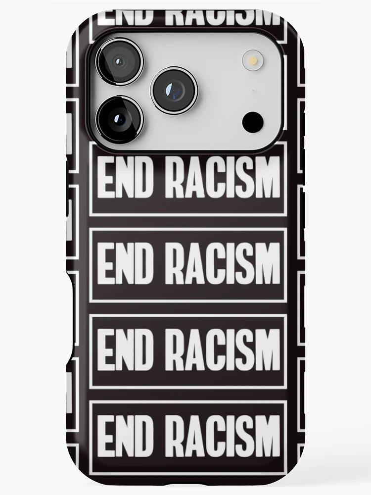 Thumbnail 1 of 4, iPhone Case, end RACISM designed and sold by Lightfield.