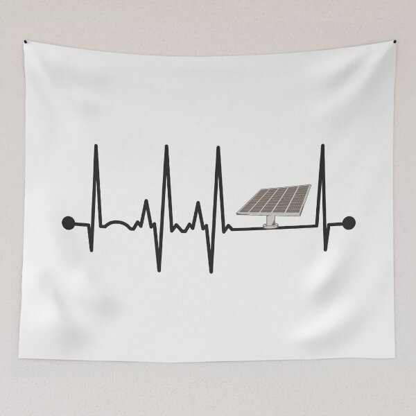Item preview, Solar Power Heartbeat designed and sold by teesaurus.