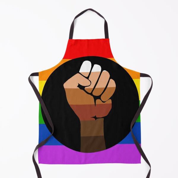 Item preview, QPOC Pride Flag - Black Fist designed and sold by ValentinaHramov.
