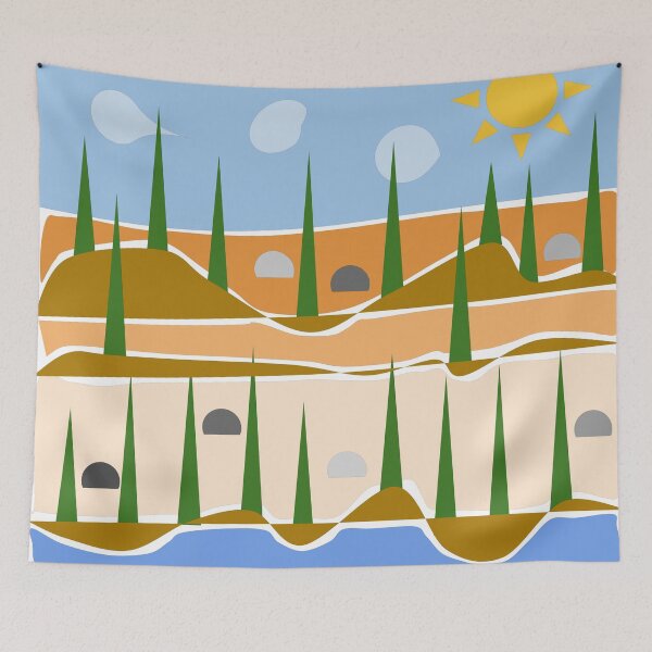 Item preview, Happy Day in the Maountains - Abstract Landscape designed and sold by shahramroj.