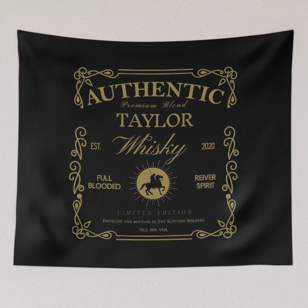 Item preview, TAYLOR Whisky Label | Border Reivers designed and sold by yourscotborders.